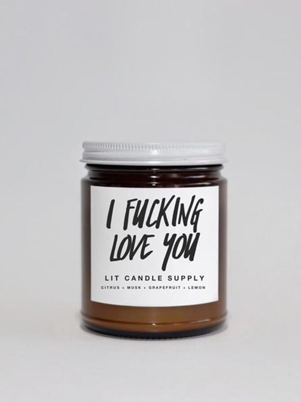 'I Fucking Love You' Candle