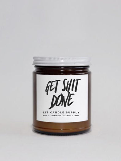 'Get Shit Done' Candle